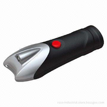 Shaver Style Stun Gun with Strong Flashlight, High Voltage Electric Shock